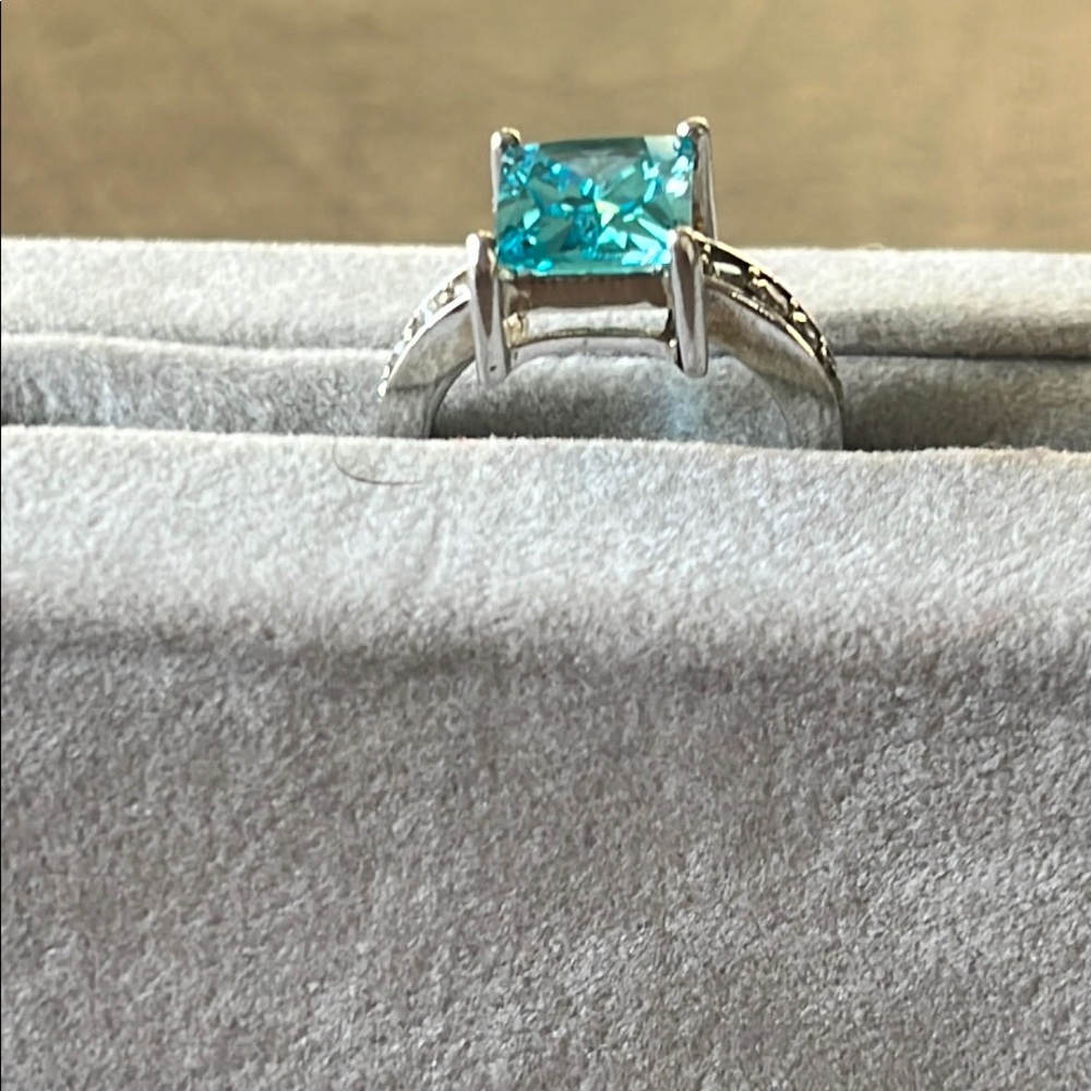 Sterling Silver and Blue Topaz Ring